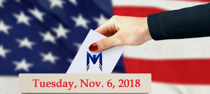 Election Day – Tuesday, November 6, 2018